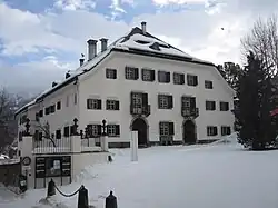 Chesa Planta in Samedan (erbaut 1595 von den von Salis, ab 1817 im Besitz der von Planta)