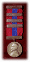 Sampson Medal Erinnerungsabzeichen der U.S. Navy, für den Dienst im spanisch-amerikanischen Krieg, April bis August 1898