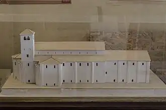 Modell der Benediktinerkirche