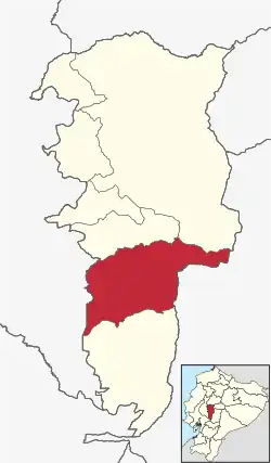 Der Kanton San Miguel de Bolívar in der Provinz Bolívar