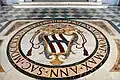 Wappen im Fußboden der Lateranbasilika
