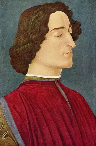 (Drei-)Viertelprofil (x) Porträt des Giuliano de’ Medici, um 1478