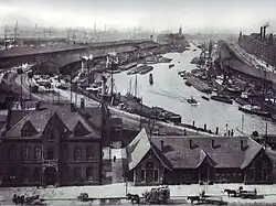 Sandtorhafen um 1900