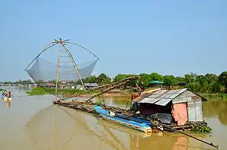 Fischerboot auf dem Sangke (2016)