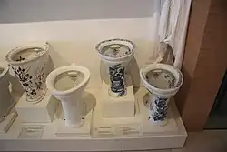 Bemalte Kloschüsseln