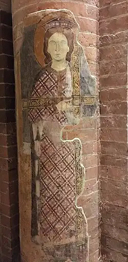 Fresko mit St. Helena, 13. Jahrhundert