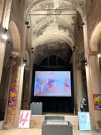 Das Innere der ehemaligen Kirche.