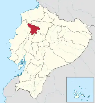 Lage in Ecuador