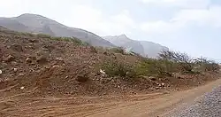 Eine der typische Schotterpiste auf São Nicolau