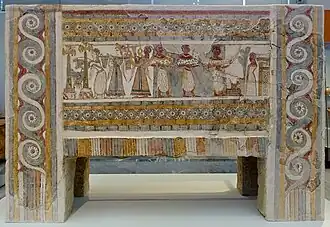 Sarkophag mit Szenen eines Totenkults