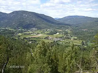 Blick auf die Ortsmitte (2010)