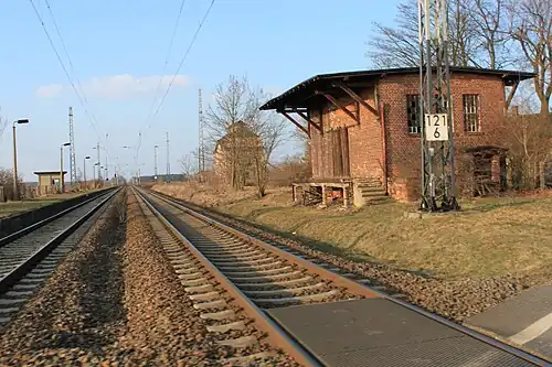 Der ehemalige Haltepunkt