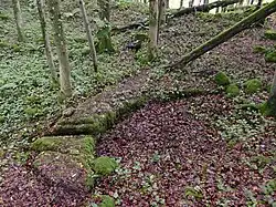 Zisterne in der Vorburg unter dem Burgfelsen
