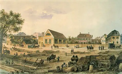 Untere Lände in München, 1886