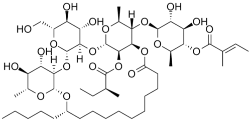 Strukturformel von Scammonin
