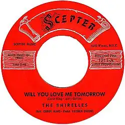 The Shirelles auf Scepter Nr. 1211