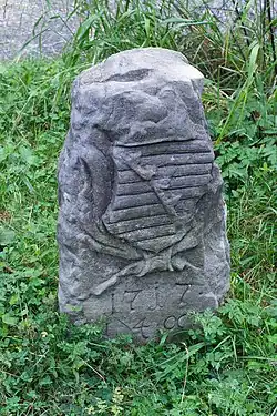 Dreiwappenstein am Kießlich