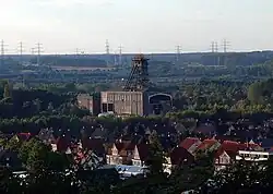 Schacht Franz in Hamm, 2003 gesprengt