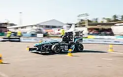 Der studentische Verein Schanzer Racing Electric e. V. nimmt an internationalen Rennen teil.