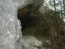 Das Portal der Verschanzungshöhle (2862/5).
