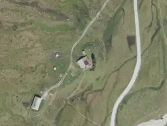 Schareckalm aus der Vogelperspektive