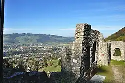 Von der Ruine Scharnstein über Scharnstein