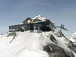 Die Bergstation der Schaufeljoch-Gondelbahn