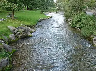 Die Schlierach in Hausham