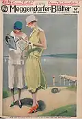 Titelblatt der Meggendorfer Blatter Nr. 1866 (1926), Illustration von Franziska Schlopsnies