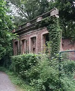 Teil der Orangerie-Ruine
