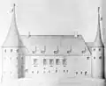 Bauzeichnung vom Schloss um 1750