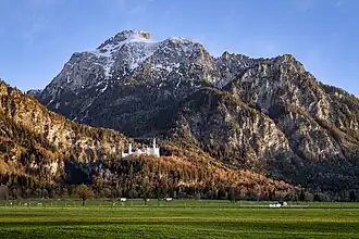 Nordseite mit Schloss Neuschwanstein