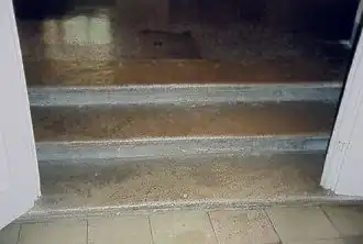 Antritt zur großen Stiege