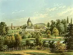 1800 Schloss Peilau-Gladishof / Piława Górna