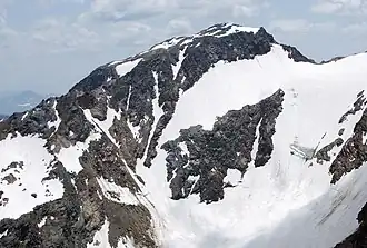 Schneespitze von Norden (Innere Wetterspitze)