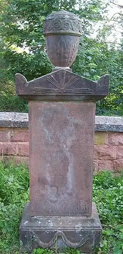 Grabmal der Elisabeth Jacob (1828)