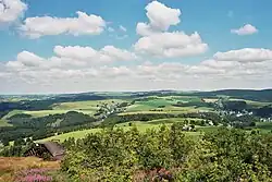 Blick vom Gipfel nach Nordwesten