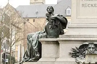 Rückert-Denkmal am Markt (1890)