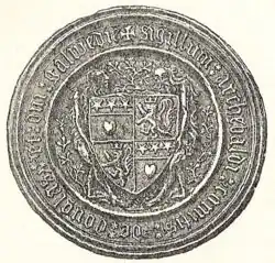 Siegel des 4. Earl of Douglas um 1400