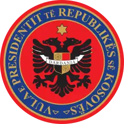 Siegel des Präsidenten der Republik Kosovo