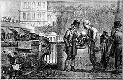 Bouquiniste am Quai Voltaire, 1821