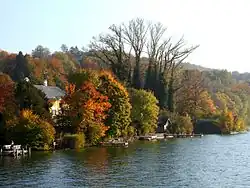 Ostufer des Sees, vom Schiff aus