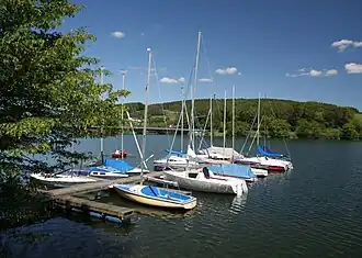 Segelboote bei „Gut Kalberschnacke“