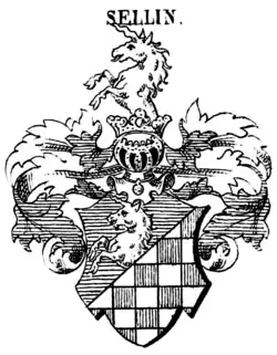 von Sellin (hervorspringendes Einhorn, aus Schach)