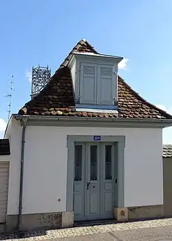 Sendeanlage 1913, Nadelberg 11a, Basel von Hans Zickendraht (1881–1956) Physiker, Radiopionier.