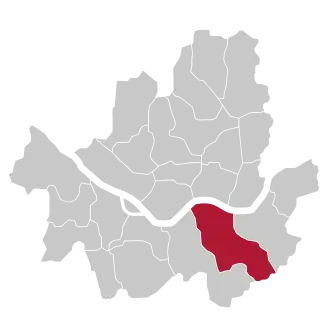 Lage von Gangnam in Seoul