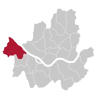 Lage von Gangseo in Seoul