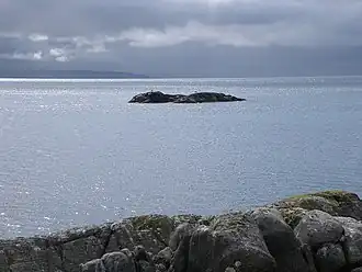 Die britische Hauptinsel von Jura aus gesehen