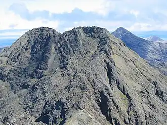 Der Doppelgipfel des Sgùrr a’ Ghreadaidh