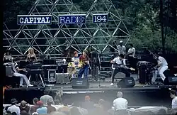 Shakatak beim Capital Radio Jazz Festival im Knebworth Park in England (1982)